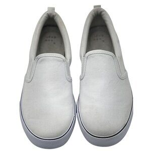 a new day Millie Twin Gore Slip-On Canvas Sneakers Women's US 9 M White